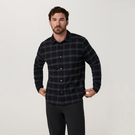 Vuori Midweight Long-Sleeve Flannel Button-Down Shirt - Men's 3