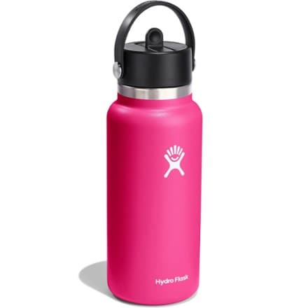 Hydro Flask Wide-Mouth Vacuum Water Bottle with Flex Straw Cap - 32 fl. oz. 1