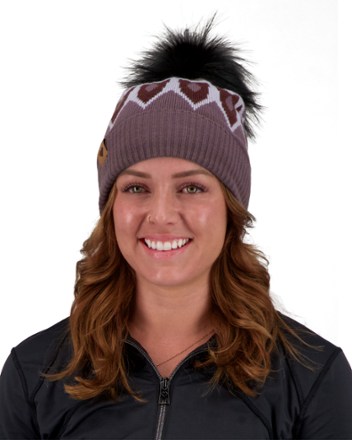 Obermeyer Fair Isle Fax Fur Pom Beanie - Women's 1