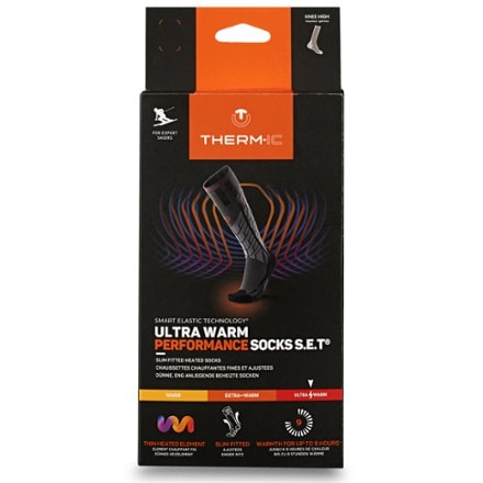 Therm-ic Ultra Warm Performance Socks S.E.T + S-Pack 4000B Batteries 1