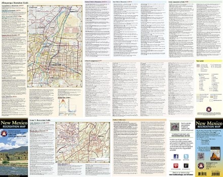 Benchmark Maps New Mexico Recreation Map 2