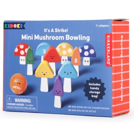 Kikkerland Mini Mushroom Bowling Game 2