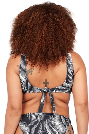 VOLCOM Stay Or Leaf Back Tie Swimsuit Top - Women's 1