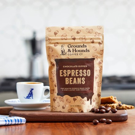 Grounds & Hounds Coffee Co. Chocolate-Dipped Espresso Beans 1
