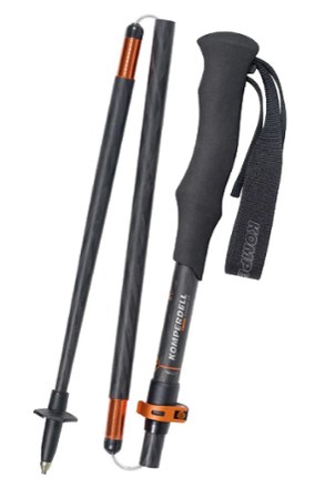 Komperdell Carbon Trail UL Vario Compact Trekking Poles - Pair 1