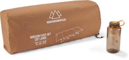 Mountain Summit Gear Horizon Cot Stuff sack (32oz bottle not included) (Brown)