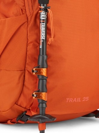 REI Co-op Trail 25 Pack Trekking pole attachments (pole not included)
