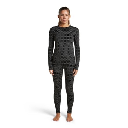 Icebreaker Merino 260 Vertex High-Rise Alpine Geo Base Layer Leggings - Women's 3