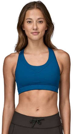 Patagonia Active Sports Bra Womens Blue Gray