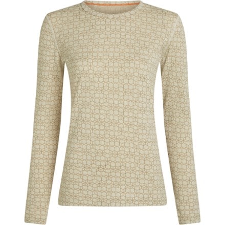 Icebreaker Merino 260 Vertex Long-Sleeve Crewe Alpine Geo Base Layer Top - Women's 0