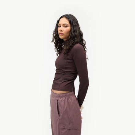 Halfdays Julie Ribbed Quarter-Zip Top - Women's 3