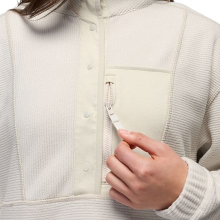 prAna Stretch Zion Fleece Half-Snap - Women's 5