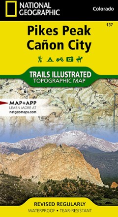 National Geographic Pikes Peak / Canon City Topographic Map 0