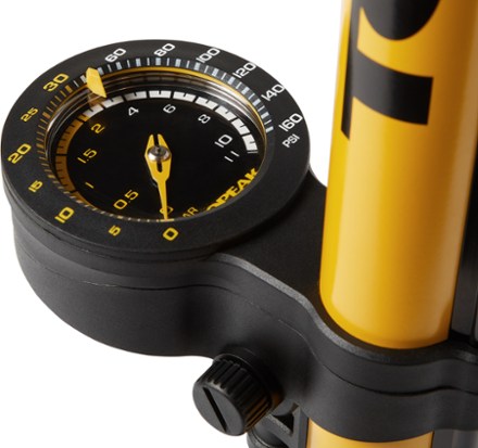 Topeak JoeBlow Sport 2-Stage Floor Pump Pressure gauge (Yellow)