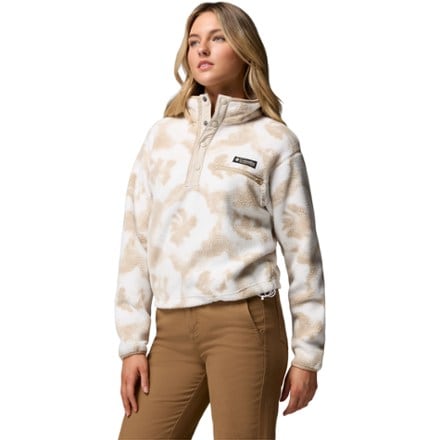 Columbia Helvetia II Cropped Half-Snap Fleece Pullover - Women's 8