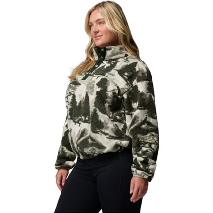 Columbia Helvetia II Cropped Half-Snap Fleece Pullover - Women's 7