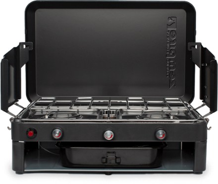 Zempire 2-Burner Deluxe & Grill High-Pressure Camping Stove 1