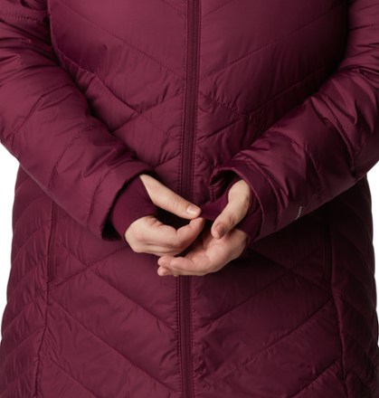 Columbia Heavenly Long Hooded Jacket - Women's Plus Sizes 5