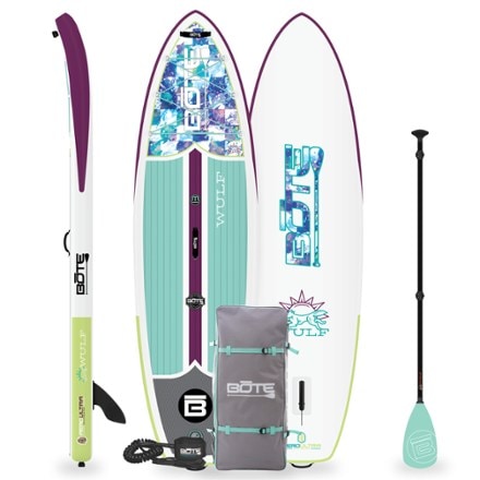 BOTE WULF Aero Inflatable Paddle Board with Paddle - 10'4" 0
