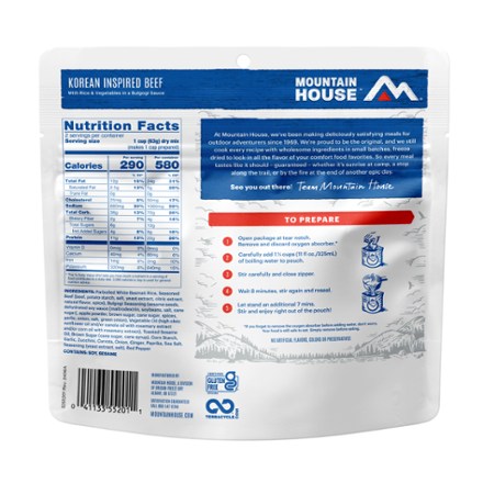 Mountain House Korean Inspired Beef - 2 Servings 1