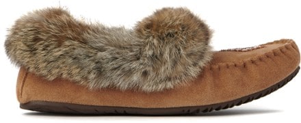 Manitobah Faux Fur Street Suede Moccasins - Women's 0