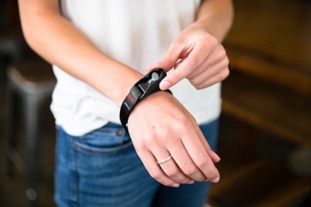 Peak Design Cuff Wrist Strap In use (Black)