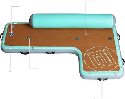 Bote Inflatable Dock Hangout Couch - Starboard 3