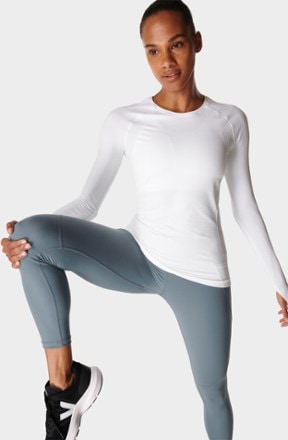 Sweaty Betty Athlete Seamless Workout Long-Sleeve Top - Women's 1