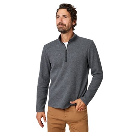 Free Country Twill Interlock Quarter-Zip - Men's 0