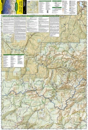 National Geographic Telluride/Silverton/Ouray/Lake City Trail Map 1