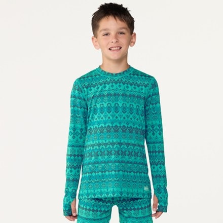 REI Co-op Lightweight Base Layer Crew Top - Kids' 1