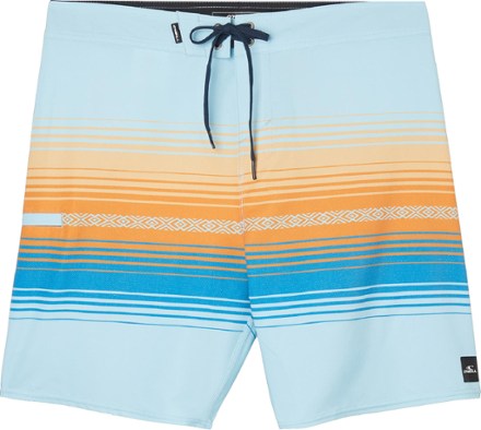 O'Neill Hyperfreak Heat Stripe Line 19" Boardshorts - Men's 0