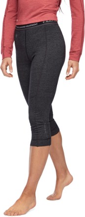 Black Diamond Solution 150 Merino Base Layer 3/4-Length Tights - Women's 1