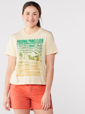 Parks Project National Parks Checklist T-Shirt - Women's 1