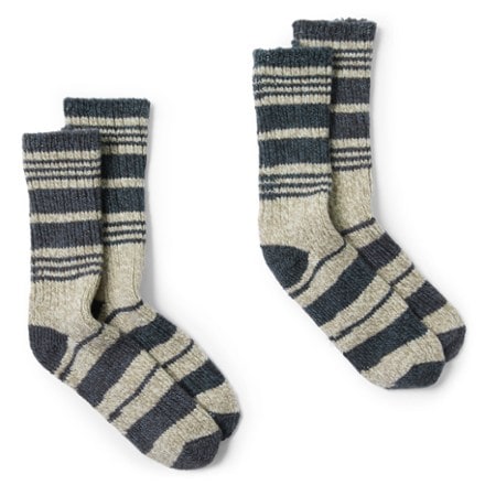 REI Co-op Nook Striped Crew Socks - Women's - Seconds - 2 Pairs 1