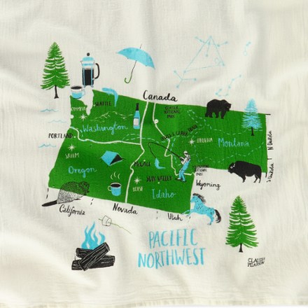 Claudia Pearson Pacific Northwest Tea Towel 3