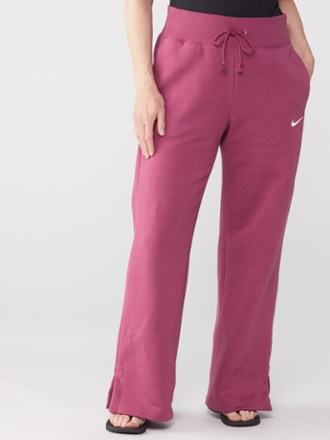 Nike Phoenix Fleece High-Waisted Wide-Leg Pants - Women's 1