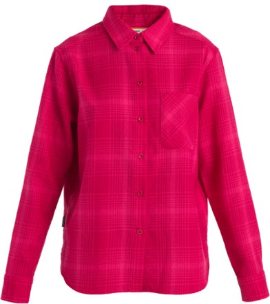 Icebreaker Merino 200 Dawnder Long-Sleeve Flannel Plaid Shirt - Women