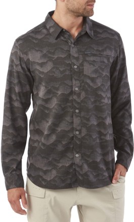 On Body Image of color Graphite Mountain Print