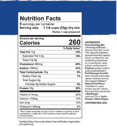 Mountain House Breakfast Skillet XL - 8 Servings 1