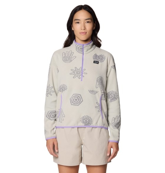 On Body Image of color Oyster Shell Screens Print