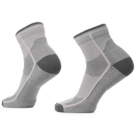 REI Co-op COOLMAX EcoMade Ultralight Tech Hiking Quarter Socks - Seconds - 2 Pairs 2