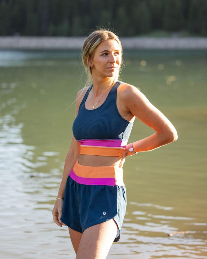 Location Image for Cut Back Crop Swimsuit Top - Women's