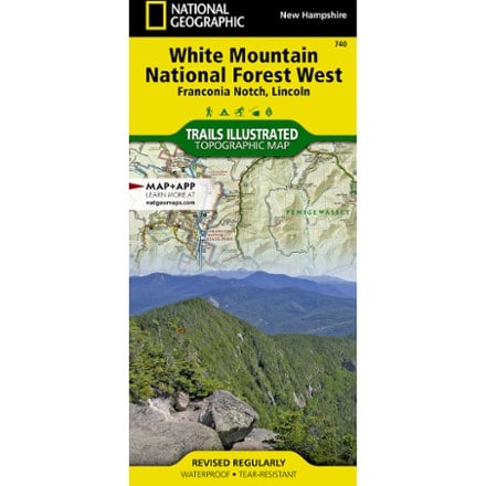 National Geographic Franconia Notch/North Conway Trail Map 0