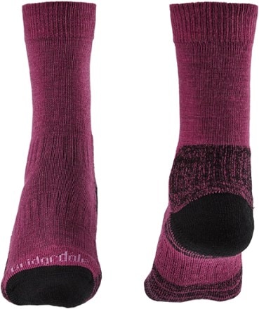 Bridgedale Hike Lightweight Boot Socks - Berry - Women's 1