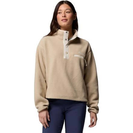 Columbia Helvetia II Cropped Half-Snap Fleece Pullover - Women's 0