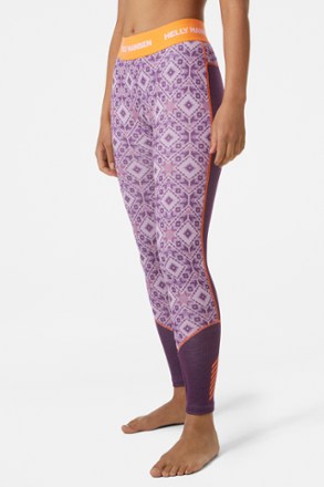 Helly Hansen LIFA Merino Midweight Graphic Base Layer Pants - Women's 1