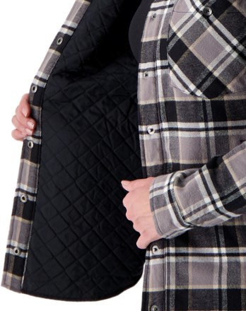 Obermeyer Avery Flannel Insulated Shirt Jacket - Women's 6