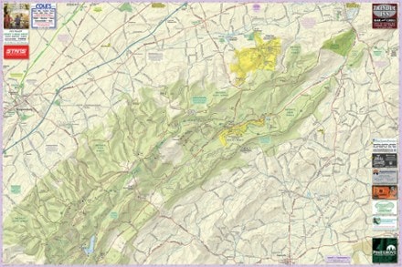 Purple Lizard Maps Michaux Pennsylvania State Parks & Forests Map - 3rd Edition 4