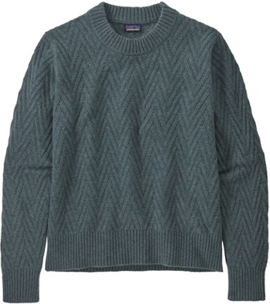 Patagonia Recycled Wool-Blend Crewneck Sweater Women's - Lagom Blue - Medium